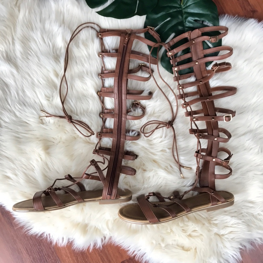 Brown Gladiator Sandals Sz 9